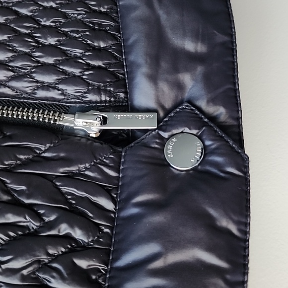 Karen Millen Quilted Paneled Biker Zipper Jacket - Picture 4 of 8